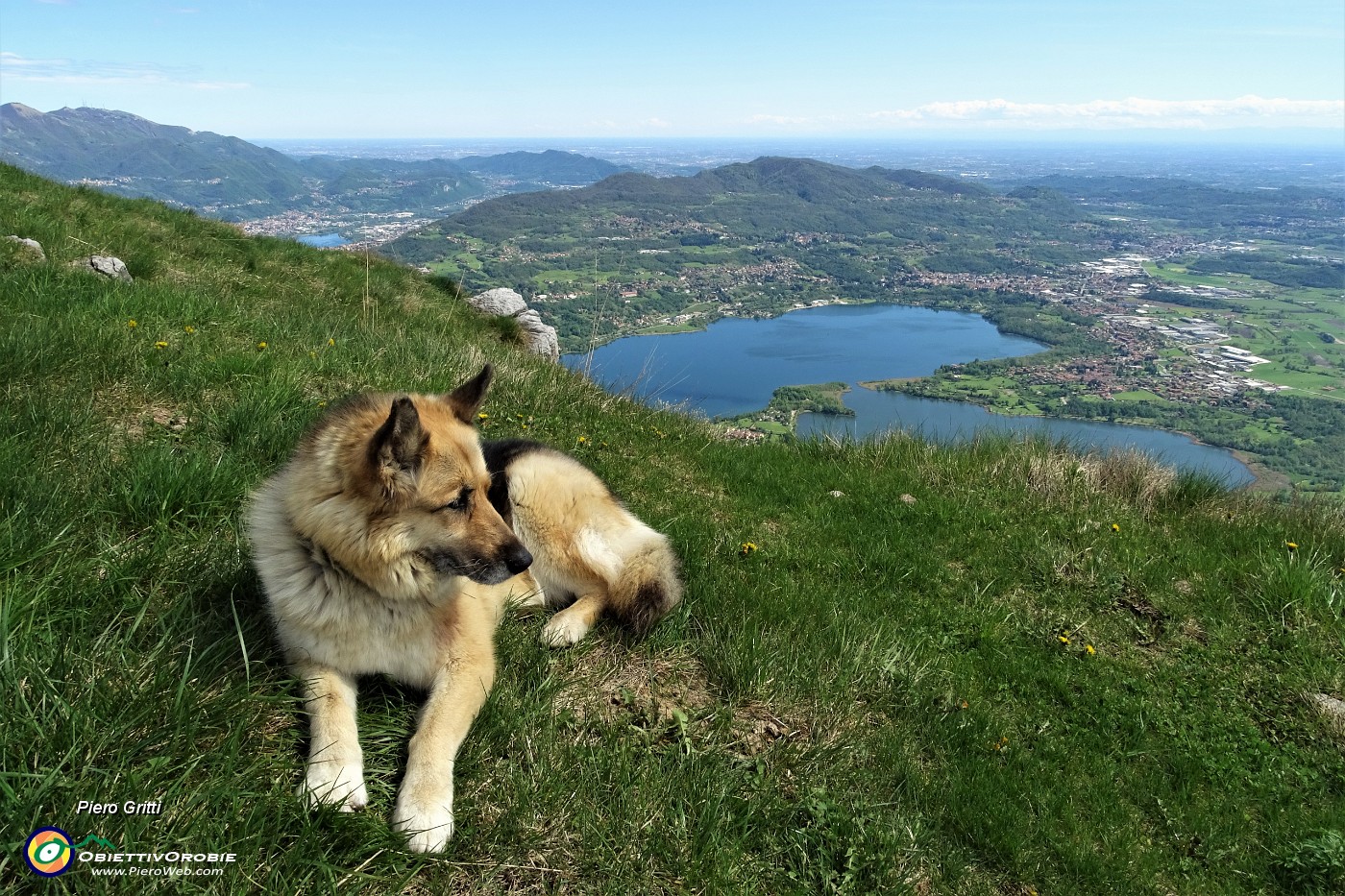 86 Dori un po' stanchina osserva il panorama.JPG